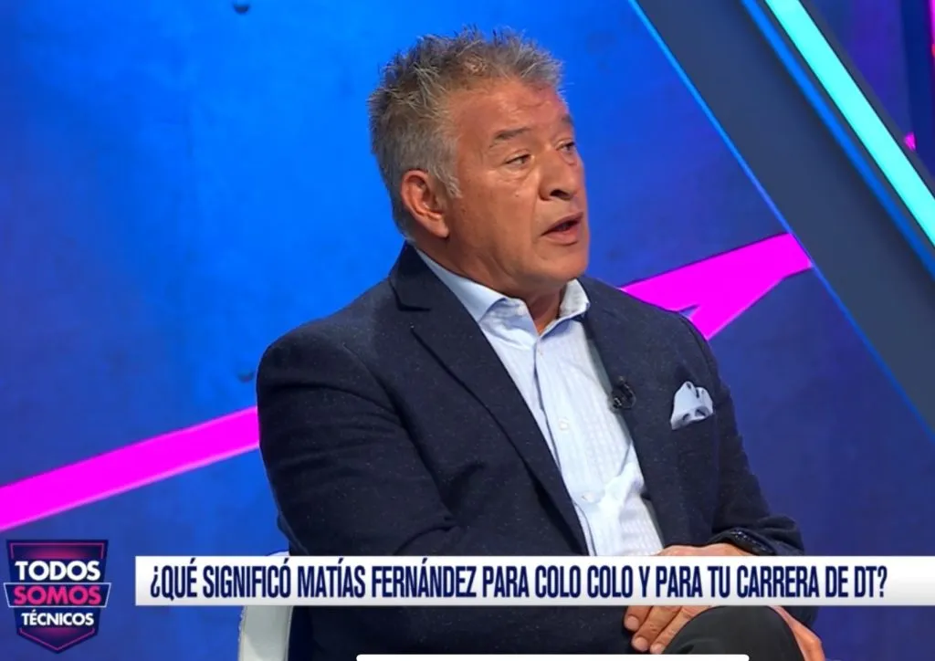 Claudio Borghi reveló la relación con Matías Fernández (Captura TNT Sports)