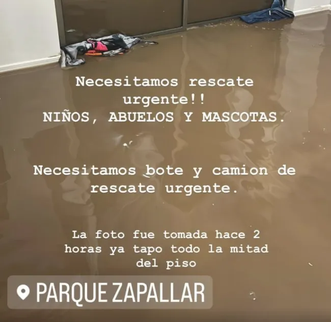 Zavala pide ayuda ante la crisis que afecta a nuestro país | Foto: Instagram