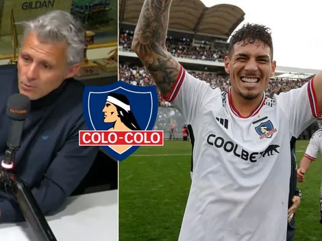 Méndez en éxtasis con el gran nivel de Saldivia en Colo Colo