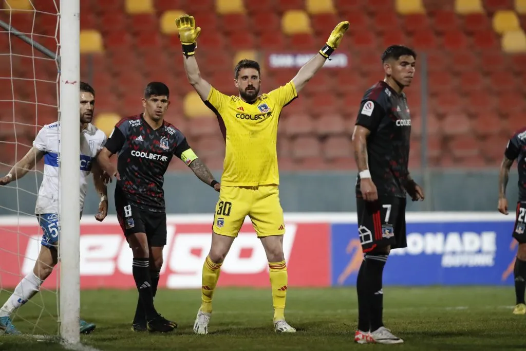 Fernando de Paul alterna la titularidad con Brayan Cortés en Colo Colo (Foto: Photosport)