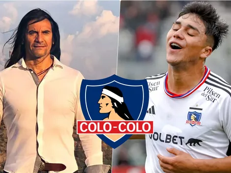 Coca Mendoza on fire con el gol de su pichón Damián Pizarro en Colo Colo