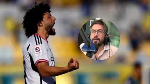 Pelotazo defendió a Falcón y subió al columpio a hincha cruzado.