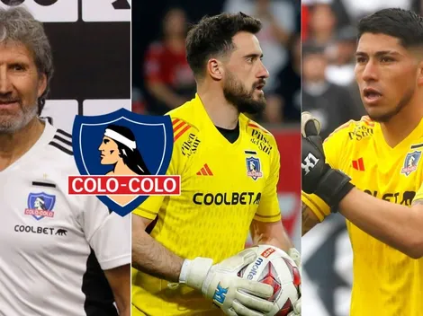 Morón saca pecho en Colo Colo: "Tenemos a los dos mejores arqueros de Chile"