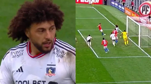 Maximiliano Falcón salvó la victoria de los Albos (Foto: TNT Sports)