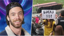 Hincha de Colo Colo llega al Monumental con un cartel pidiendo la salida de un integrante de Gran Hermano