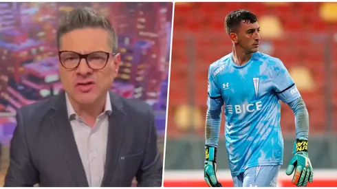 El comentarista deportivo se fue en picada contra el arquero de la UC.