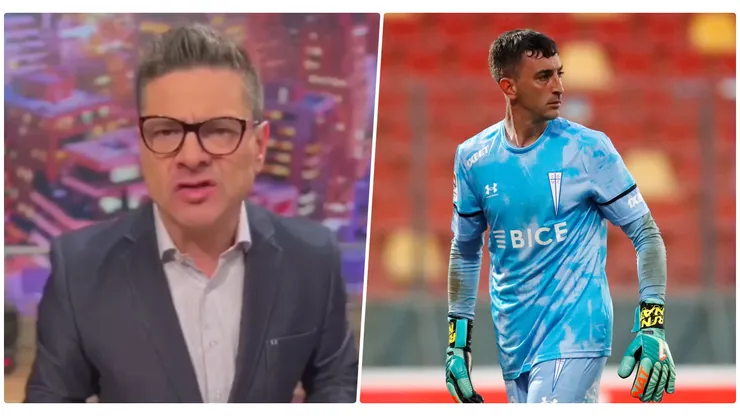 El comentarista deportivo se fue en picada contra el arquero de la UC.