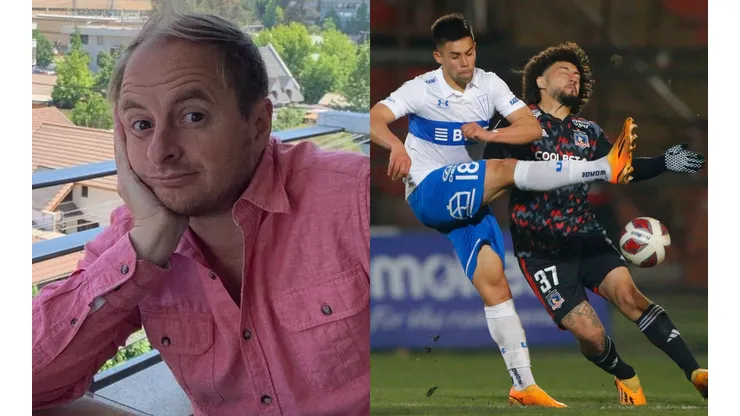 A Coke Hevia no le gustó nada del partido entre la Universidad Católica y Colo Colo.