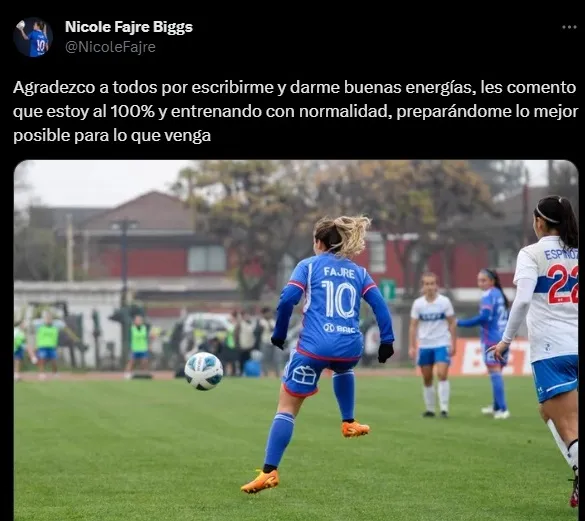 La publicación de la 10 azul (Photosport)