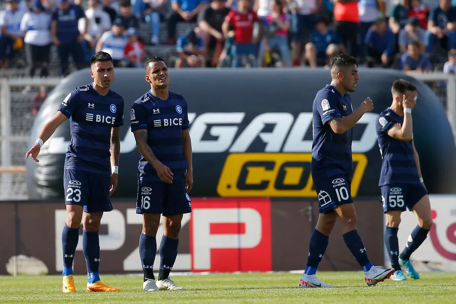 La UC sumó una dura caída ante Palestino. | Foto: Photosport