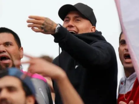 Castillo llega a La Cisterna para ver a la UC como un hincha más: "Estoy muy feliz"