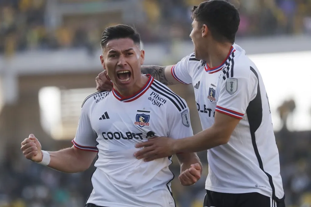 Óscar Opazo le dio el empate a Colo Colo ante Coquimbo Unido (Foto: Photosport)