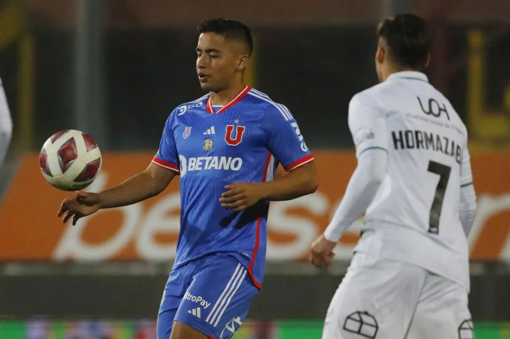 Nicolás Guerra se perderá los partidos de Universidad de Chile ante Curicó Unido y frente a Unión La Calera (Foto: Photosport)