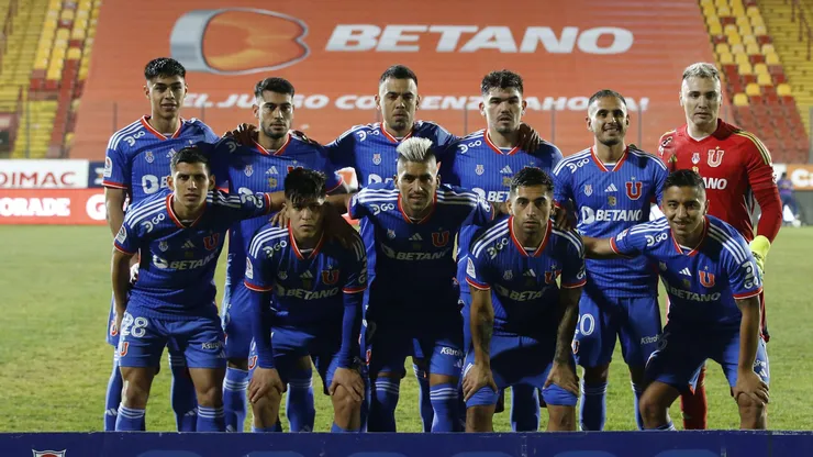 Futbol, Universidad de Chile vs OÕhiggins. Fecha 20, Campeonato nacional 2023. Formacion de Universidad de Chile antes del partido contra OÕhiggins por primera divisoin disputado en el estadio Santa Laura en Santiago, Chile. 07/08/2023 Dragomir Yankovic/Photosport Football, Universidad de Chile vs OÕhiggins. 20 th date, Campeonato Nacional 2023. Universidad de Chile's team before the first division match against OÕhiggins at the Santa Laura stadium in Santiago, Chile. 07/08/2023 Dragomir Yankovic/Photosport