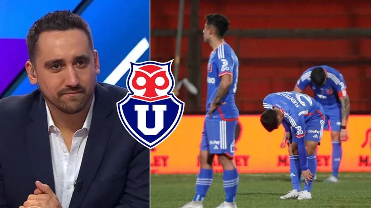 El periodista remarcó la gran falta de carácter en el equipo de la Universidad de Chile