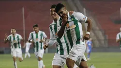 Antonio Díaz celebra su primer gol como profesional en Primer División ante la U que le cerró la puerta en el mercado de pases