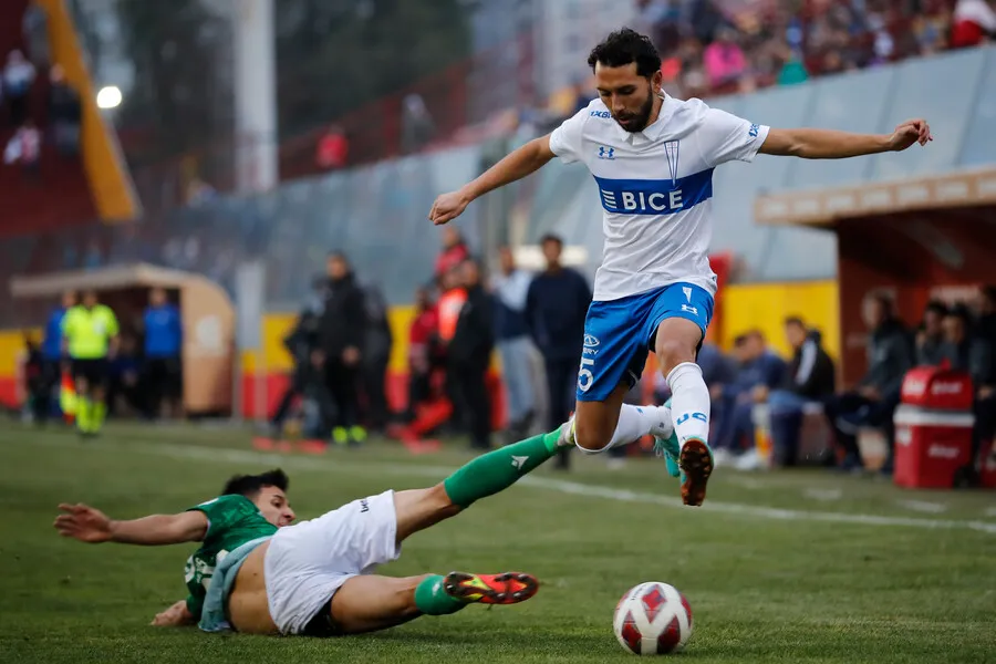 La UC cayó ante Audax Italiano en Santa Laura. | Foto: Photosport