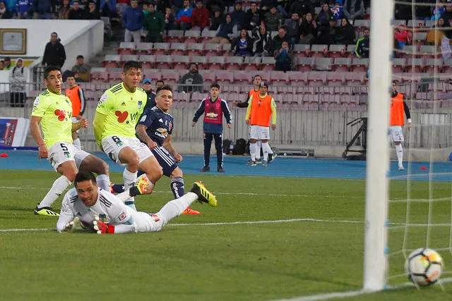 El último gol de la U como local ante O’Higgins. La conquista fue obra de Yeferson Soteldo (Photosport)