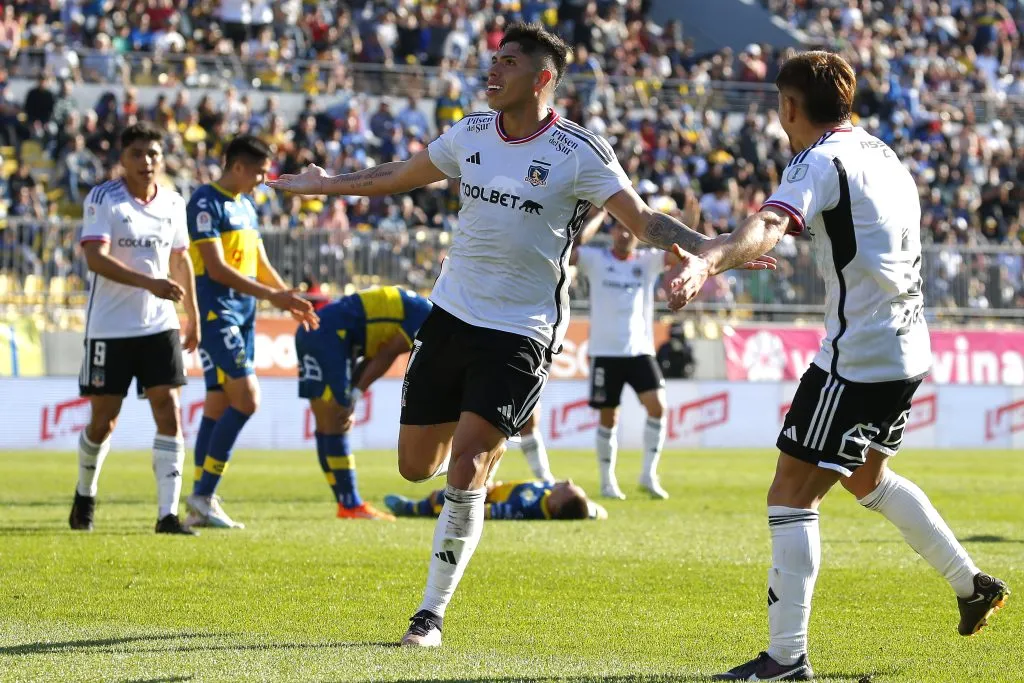Carlos Palacios brilló con Colo Colo ante Everton (Foto: Photosport)