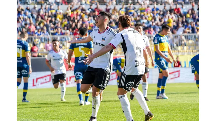 Carlos Palacios fue fundamental en el triunfo de Colo Colo ante Everton (Foto: Guille Salazar)