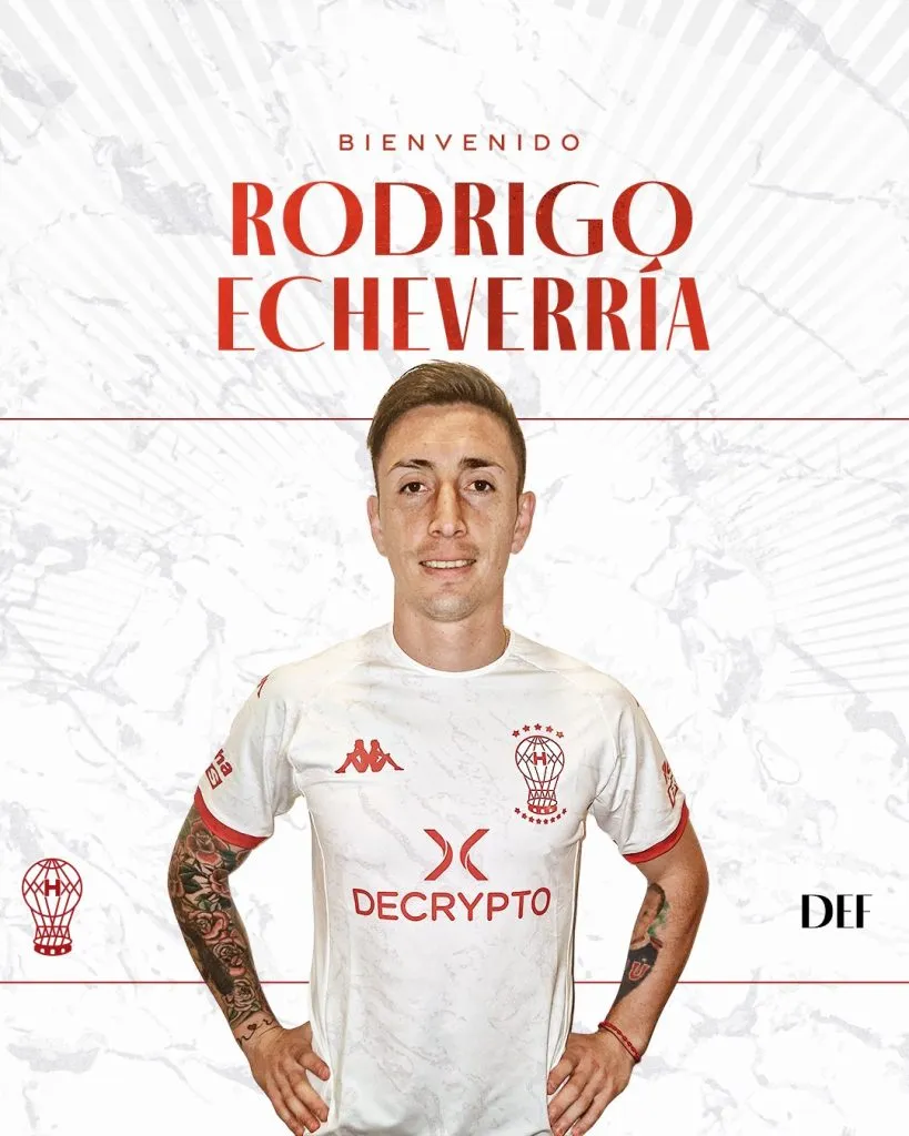 Rodrigo Echeverría es nuevo jugador de Huracán