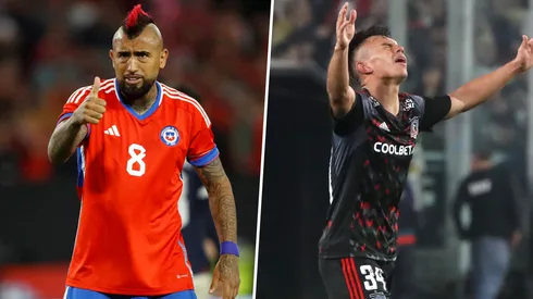 Vidal reaccionó al primer gol de Pizarro en el profesionalismo.