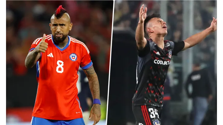 Vidal reaccionó al primer gol de Pizarro en el profesionalismo.
