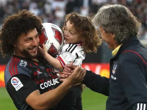 La peculiar petición de Falcón a Colo Colo por su hijo Domingo: "Esperemos que le firmen contrato acá"