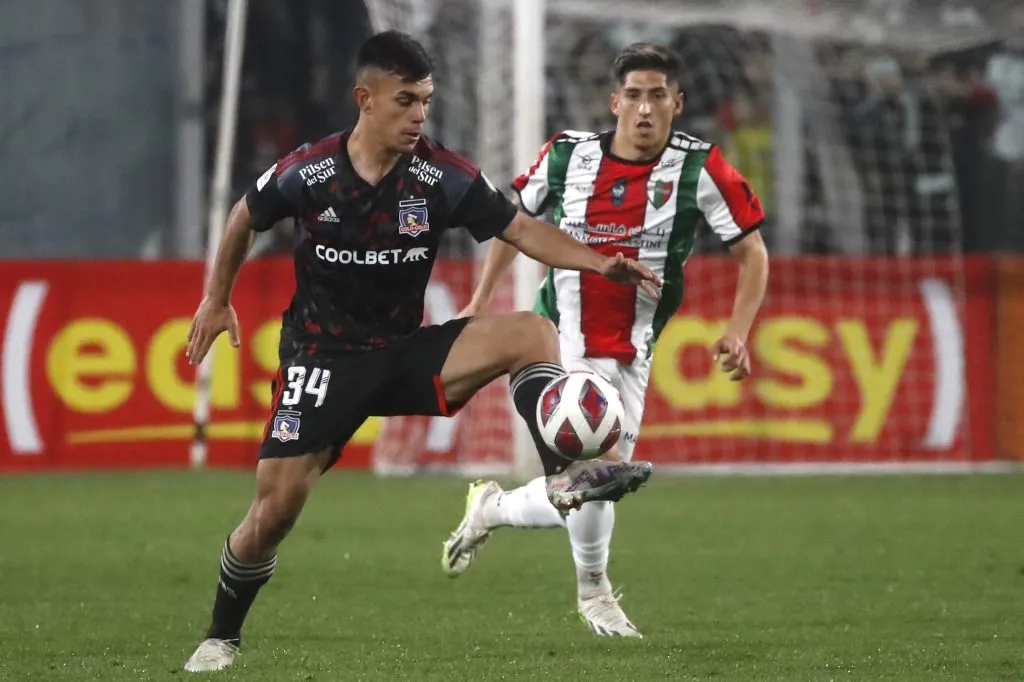 Vicente Pizarro fue autor de su primer gol en Colo Colo (Photosport)