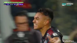 Vicente Pizarro adelantó a Colo Colo ante Palestino por las semifinales de la zona centro-norte de la Copa Chile (Foto: TNT Sports)