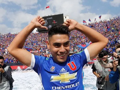 Hinchas de la U se confunden con el saludo de cumpleaños a Felipe Mora