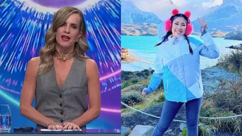 Diana Bolocco en Gran Hermano y Shinipan en una de sus últimas fotografías antes del accidente.