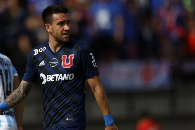 Pellegrino y la U sufren con la baja de Zaldivia | FOTO: Andres Pina/Photosport