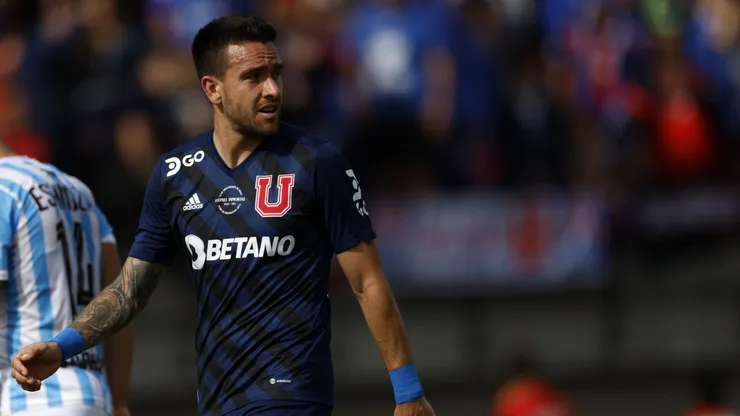Futbol, Magallanes vs Universidad de Chile. Fecha 19, campeonato Nacional 2023. El jugador de Universidad de Chile Matias Zaldivia es fotografiado durante el partido de primera division contra Magallanes disputado en el estadio Nicolas Chahuan de La Calera, Chile. 30/07/2023 Andres Pina/Photosport Football, Magallanes vs Universidad de Chile. 19th turn, 2023 National Championship. Universidad de Chile’s player Matias Zaldivia is pictured during a first division match against Magallanes at the Nicolas Chahuan stadium in La Calera, Chile. 30/07/2023 Andres Pina/Photosport