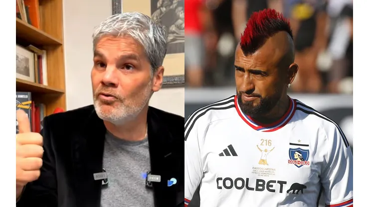 Juan Cristóbal Guarello se refiere a posible arribo de Arturo Vidal a Colo Colo (La Hora de King Kong | Photosport)