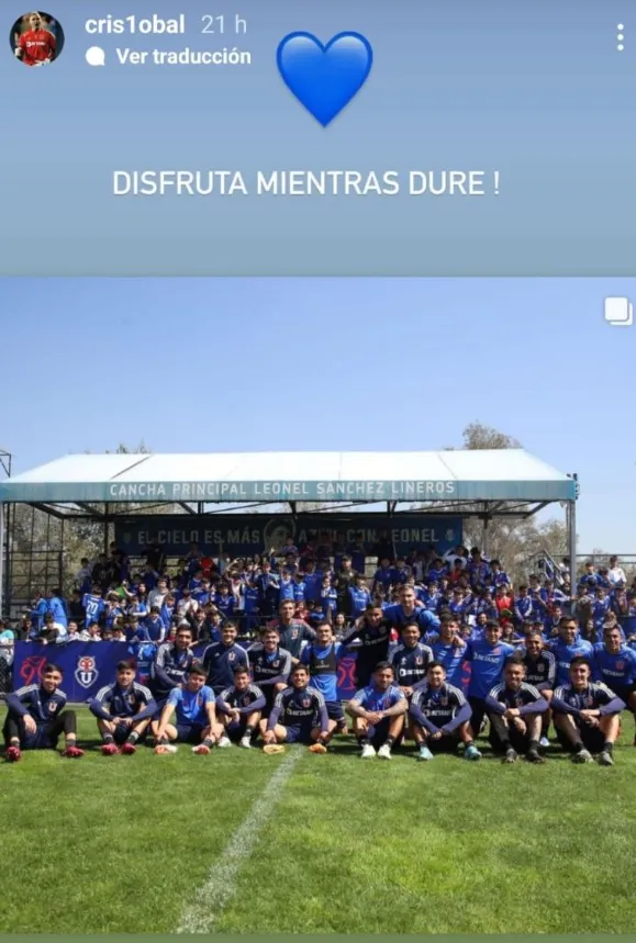 La llamativa publicación de Campos | FOTO: Instagram