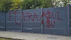 Este fue uno de los mensaje de los hinchas de la U en el CDA.