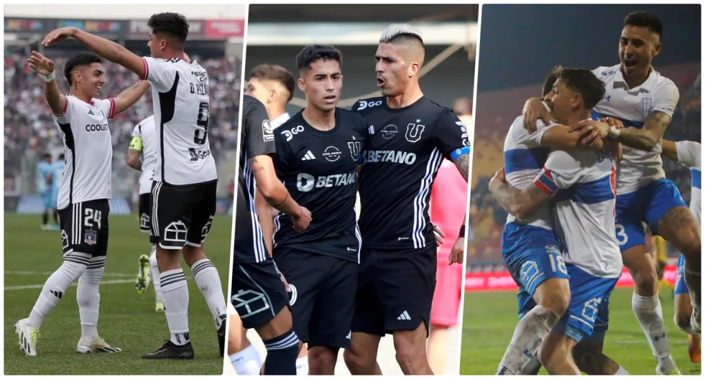 Los jóvenes valores de los tres equipos grandes de nuestro país se toman la lista | FOTO: Photosport