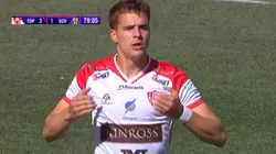 Manuel López anotó de penal ante la U y siembra la crisis para los azules