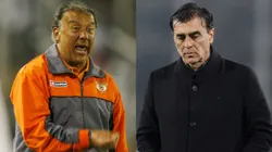 Raúl Toro repasa a Gustavo Quinteros por sus declaraciones en conferencia de prensa (Foto: Photosport)