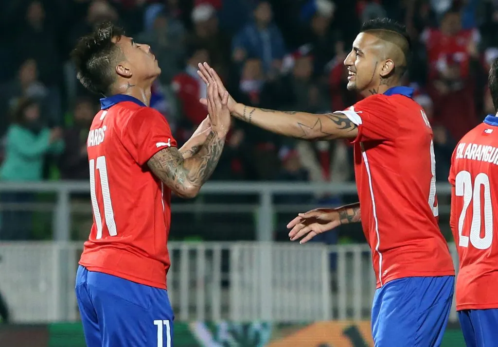 Vidal sí quiere que Eduardo Vargas vuelva a La Roja (Photosport)