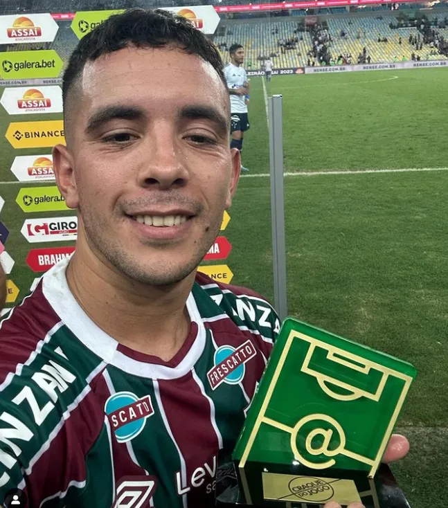 Fernández fue elegido como la gran figura del encuentro | FOTO: Instagram Fluminense