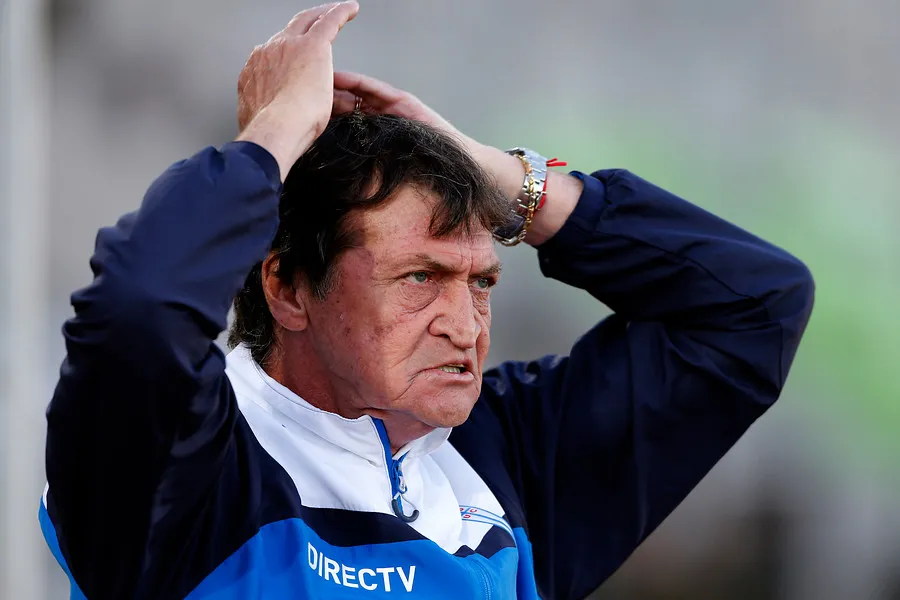 Falcioni en su paso por la UC. | Foto: Photosport