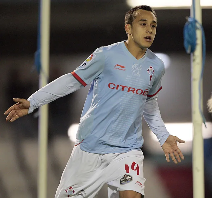 Orellana vistiendo la camiseta del Celta de Vigo | FOTO: Archivo