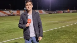 Carlos Rudloff cubría a la UC y la U para Radio Agricultura.