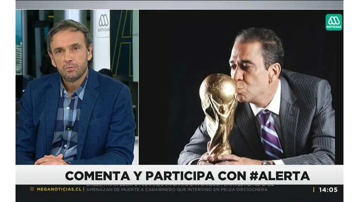Rodrigo Sepúveda agradece a Eduardo Bonvallet (Foto: Meganoticias)