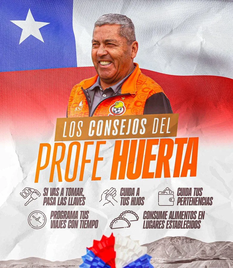 Cobresal subió a sus redes sociales los consejos del DT Gustavo Huerta