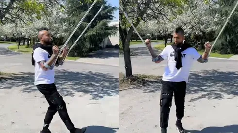 Arturo Vidal baila en Tik Tok (ArturoVidal1987, Tik Tok)