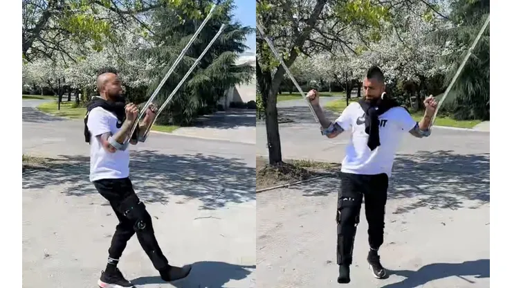 Arturo Vidal baila en Tik Tok (ArturoVidal1987, Tik Tok)