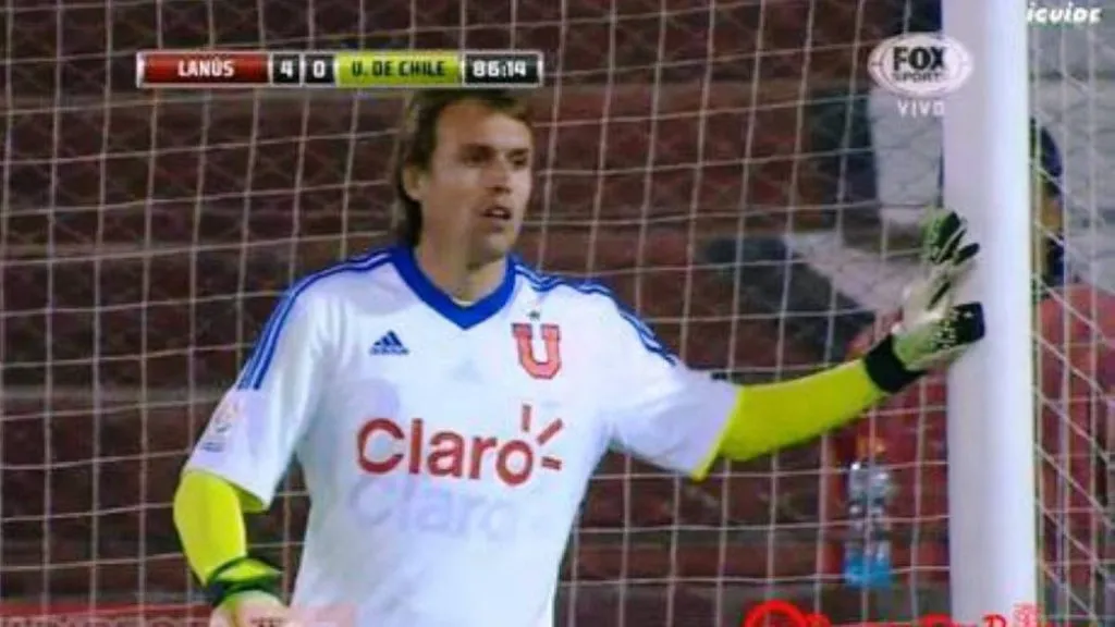 Civelli, cumplió en el arco de la U (Captura)